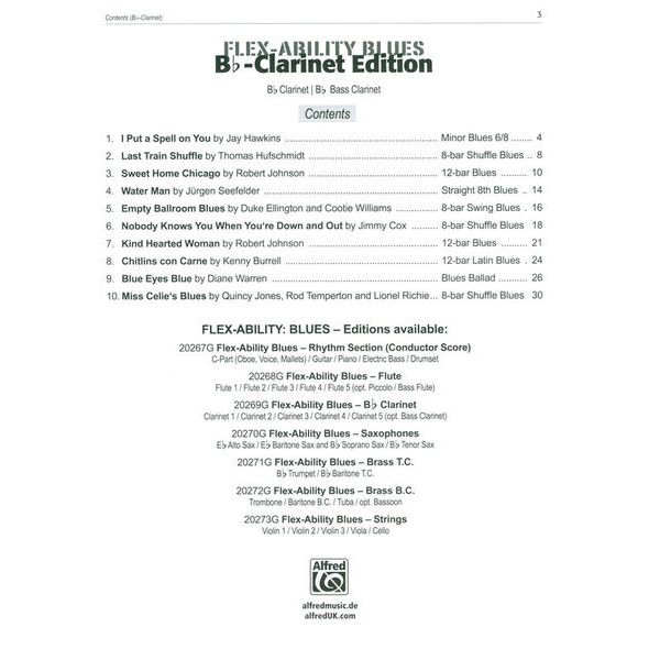 Alfred Music Publishing Flex-Ability Blues Clarinet