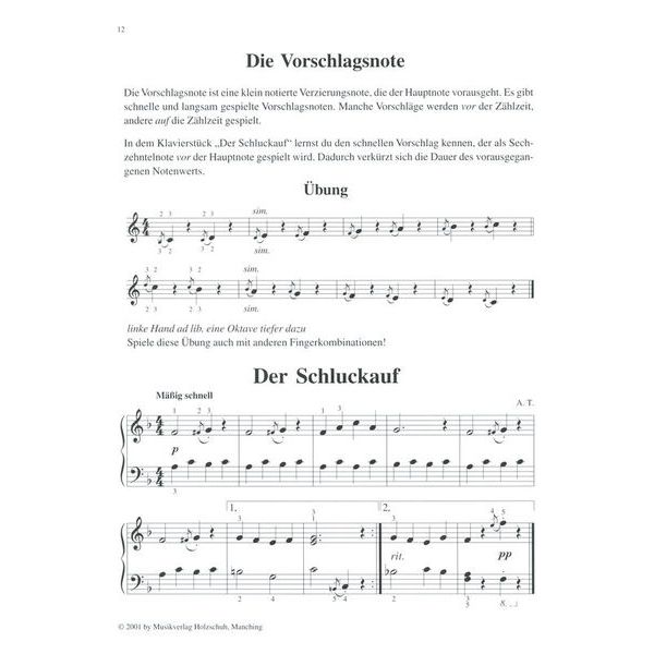 Holzschuh Verlag Allererste Tastentrume 3