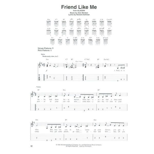 Hal Leonard Contemporary Disney Easy Guit