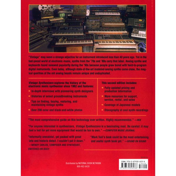 Backbeat Books Vintage Synthesizers