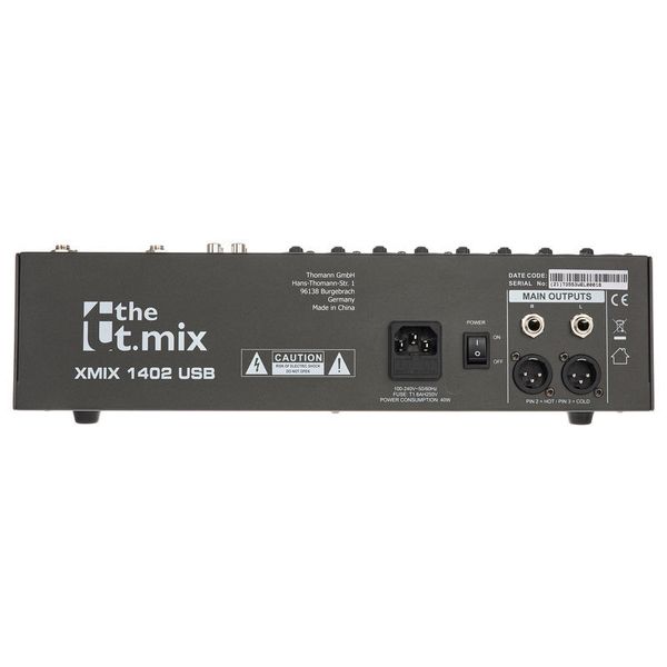the t.mix xmix 1402 USB Case Bundle