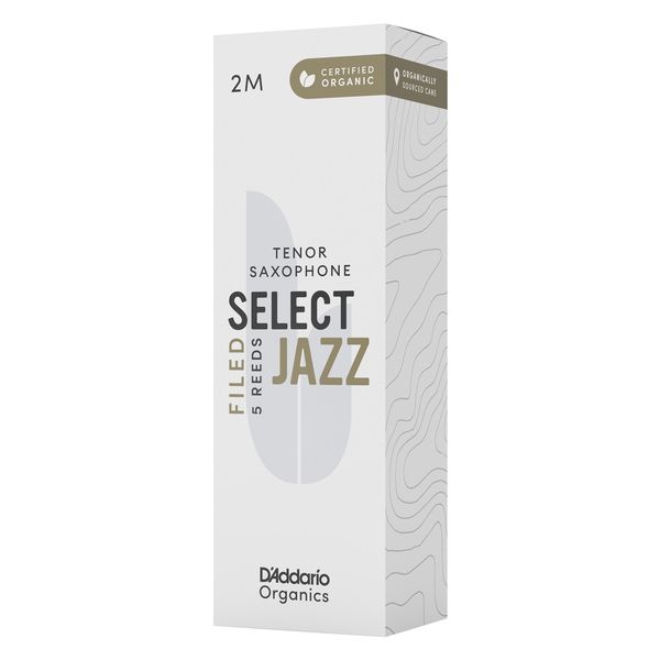 DAddario Woodwinds Organic Sel. Jazz Filed TEN 2M