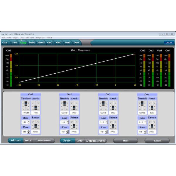 the t.racks DSP 4x4 Mini