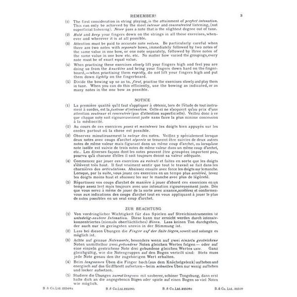 Bosworth Sevcik Viola Studies op.1 /1