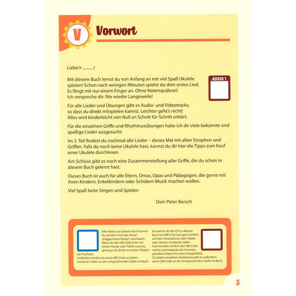 Voggenreiter Kinder-Ukulelenbuch