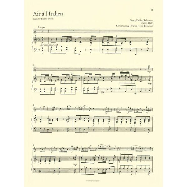 Deutscher Verlag für Musik Querflötenmusik aus drei Jhdt.