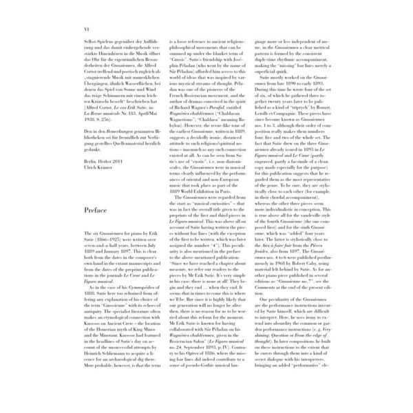 Henle Verlag Satie Gnossiennes