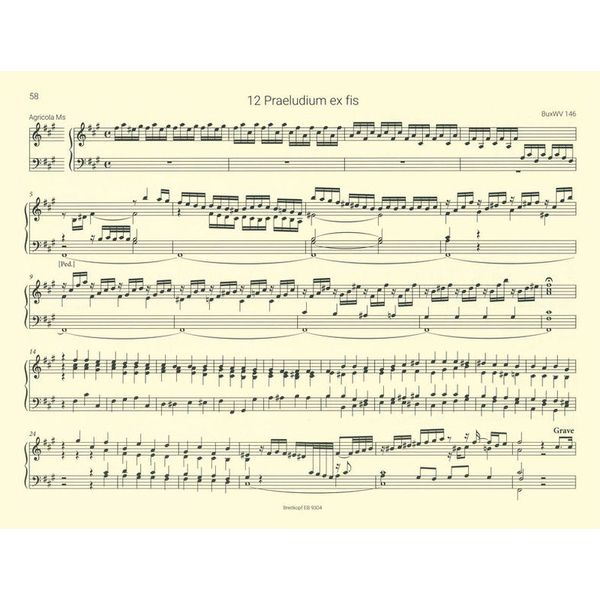 Breitkopf & Hrtel Buxtehude Orgelwerke Set 1