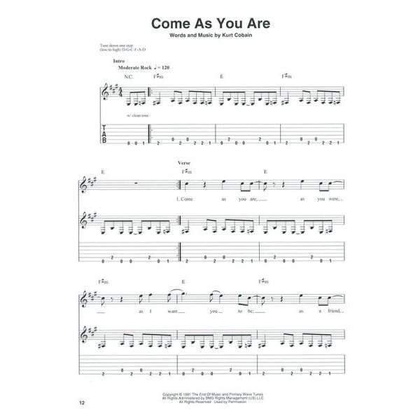 Hal Leonard Easy Guitar Play-Al. Nirvana