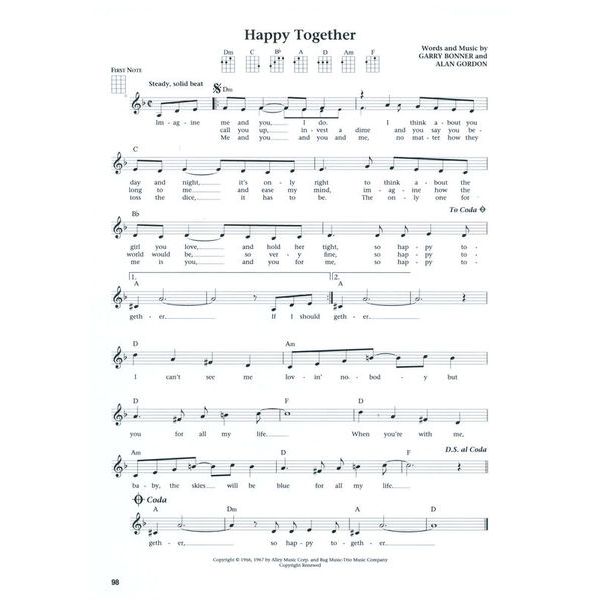 Hal Leonard The Daily Ukulele 365 Songs