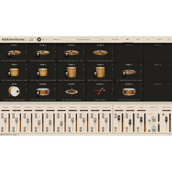 XLN Audio AD 2 Boutique Mallets