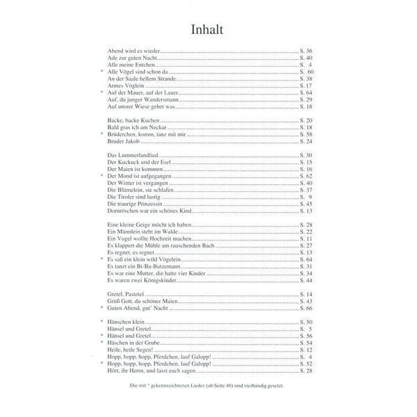 Holzschuh Verlag Tastentrume Kinderlieder