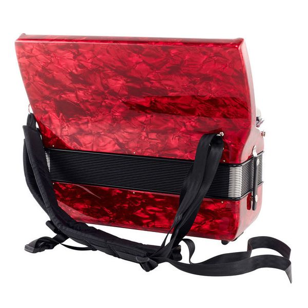 Hohner Bravo III 96 silent key red