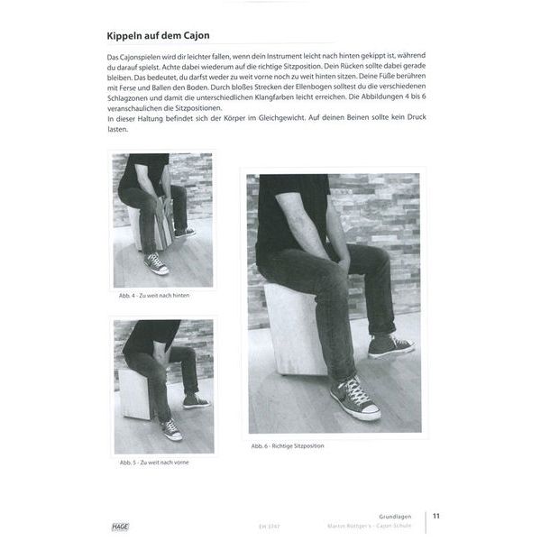 Hage Musikverlag Cajon Schule