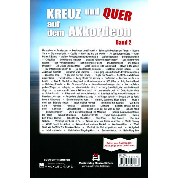 Bosworth Kreuz und Quer Akkordeon 2