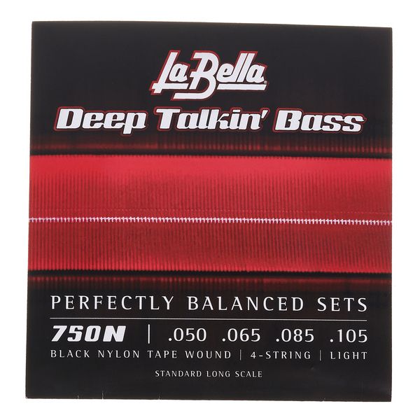 La Bella 750N Black Nylon L