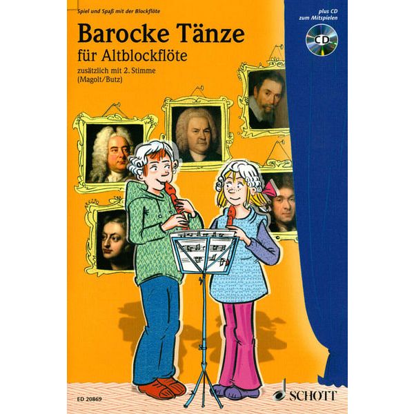 Schott Barocke Tnze Altblockflöte