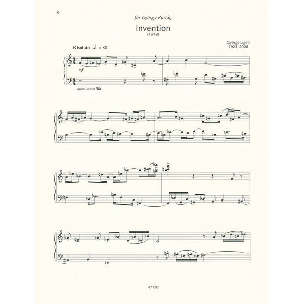 Schott Ligeti Capriccio Nr.1