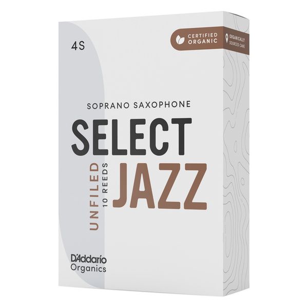 DAddario Woodwinds Organic Sel. Jazz Unf. SOP 4S