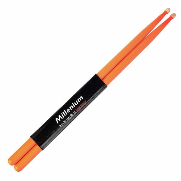 Millenium H5A Hickory Sticks Neon Orange