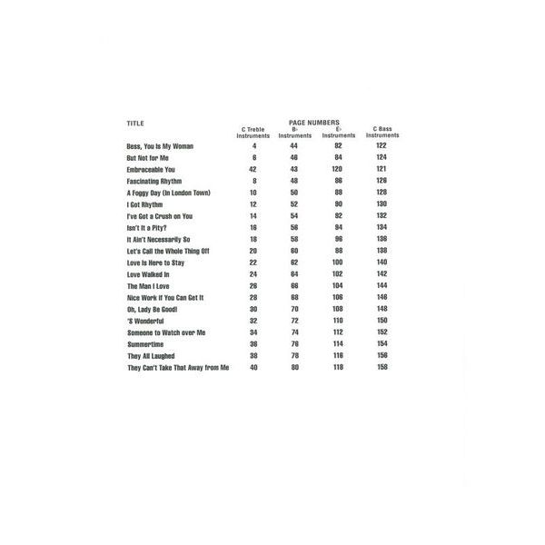 Hal Leonard Jazz Play-Along Gershwin