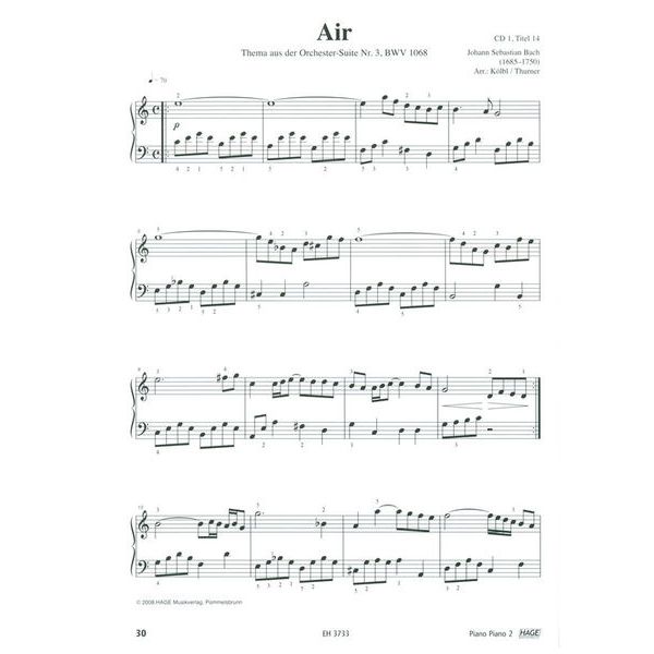 Hage Musikverlag Piano Piano 2 Easy