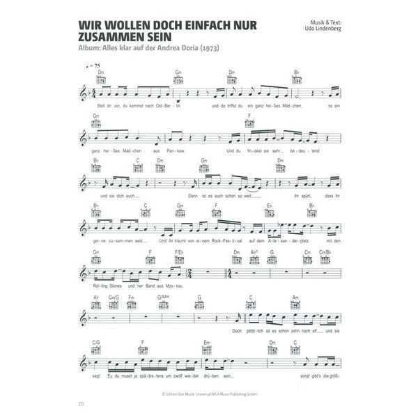 Bosworth Udo Lindenberg Perlensammlung