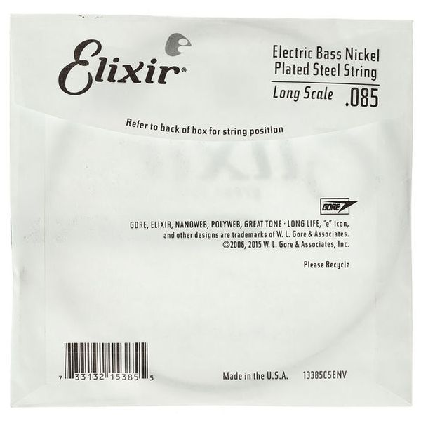 Elixir .085 El. Bass Single String