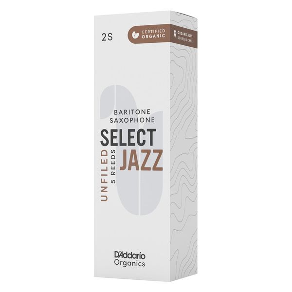 DAddario Woodwinds Organic Sel. Jazz Unf. BAR 2S