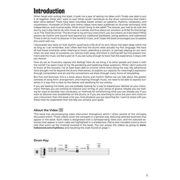 Hal Leonard The Total Drummer