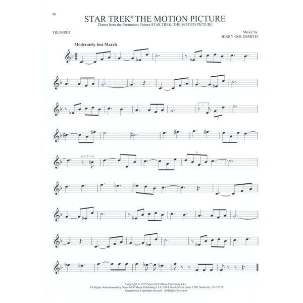 Hal Leonard 101 Movie Hits for Trumpet