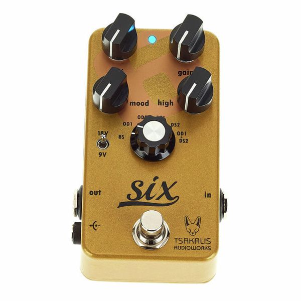 Tsakalis AudioWorks Six Boost/Overdrive/Distortion