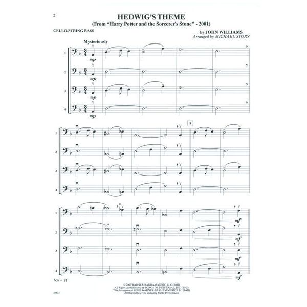 Alfred Music Publishing Movie Quartets for All Cello