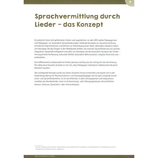 Helbling Verlag Lieder zum Ankommen