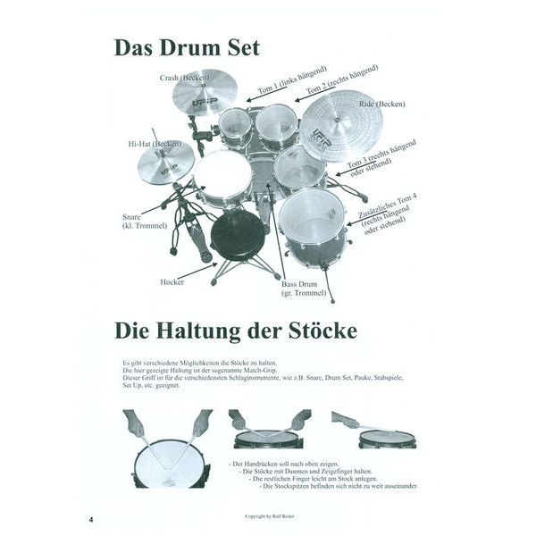 Ralf Reiter bungen für kleine Trommel