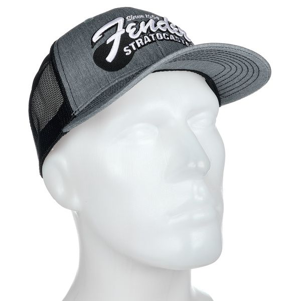 Fender Strat Guitar Hat Heather Grey