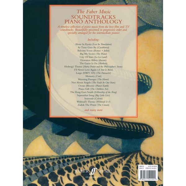 Faber Music Soundtracks Piano Anthology