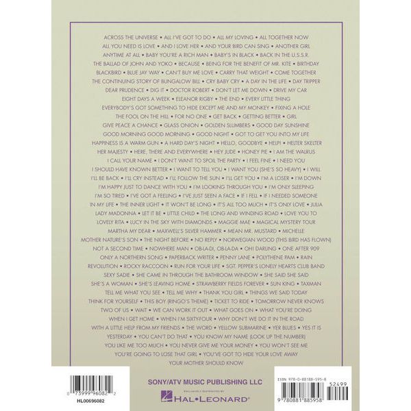 Hal Leonard Beatles Complete Easy Guitar