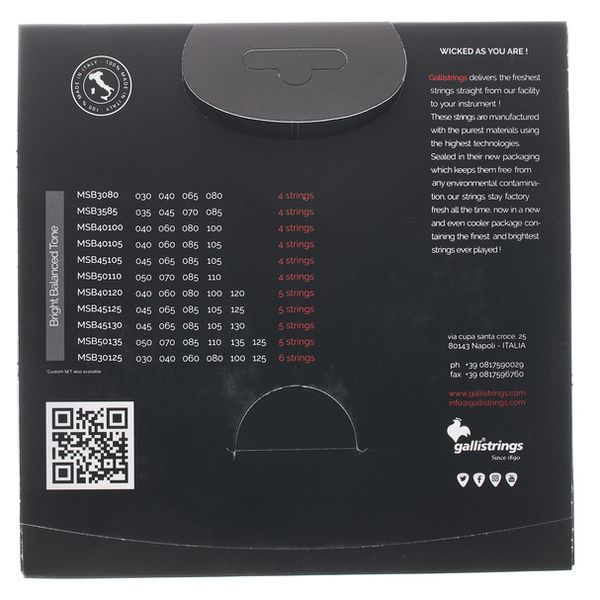 Galli Strings MSB45105 Electric Bass Strings