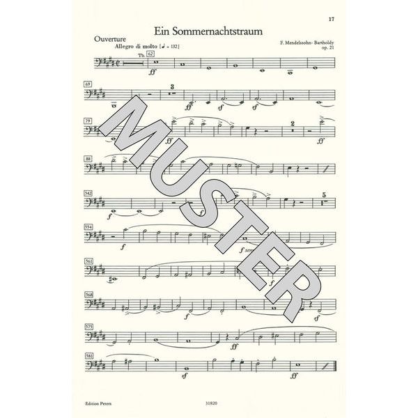 Edition Peters Orchester Probespiel Tuba