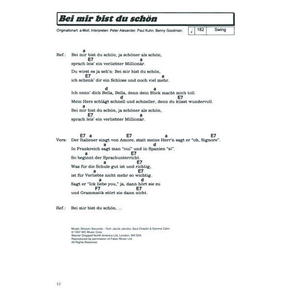 Bosworth 100 deutsche Schlager 20-40er