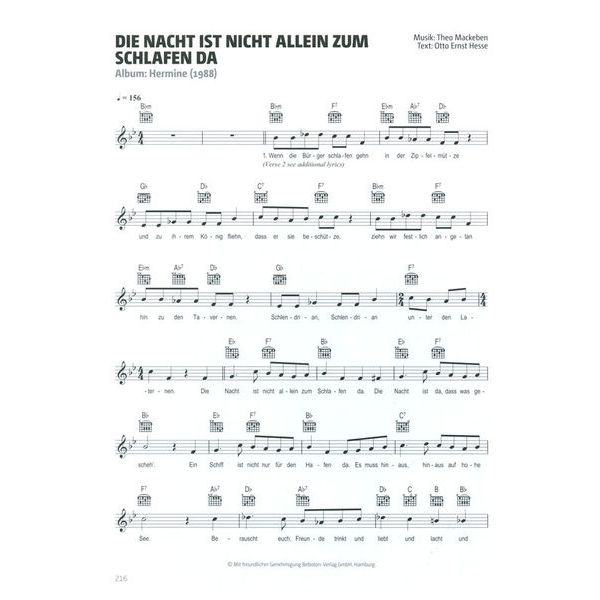 Bosworth Udo Lindenberg Perlensammlung