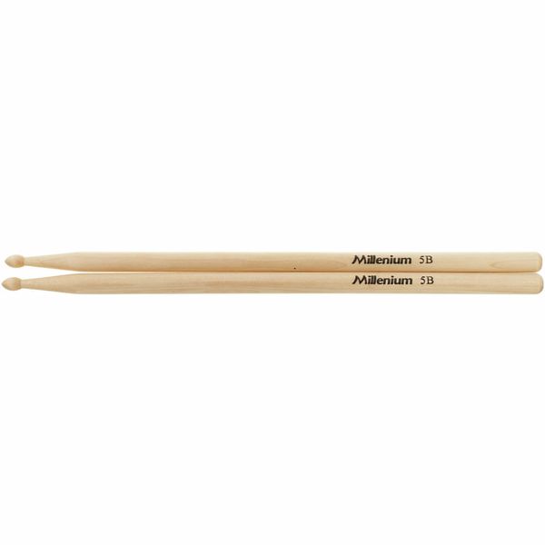 Millenium 5B Maple Drum Sticks -Wood-