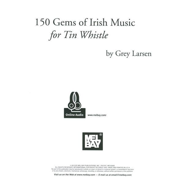 Mel Bay 150 Gems Of Irish Music