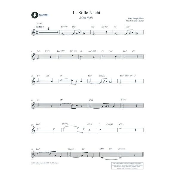 Schott Jazzy Christmas for Alto Sax