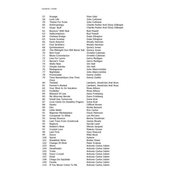 Sher Music Co. The New Real Book C and Vocal