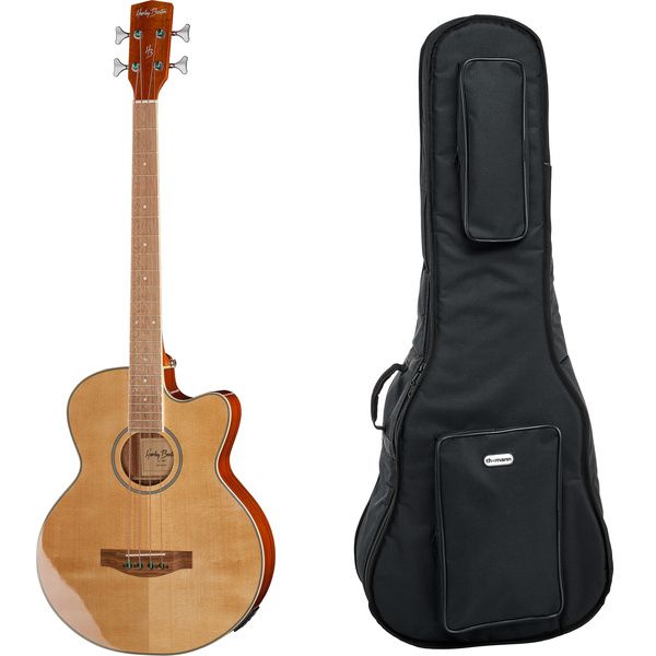 Harley Benton B-30NT Acoustic Bass w/Bag