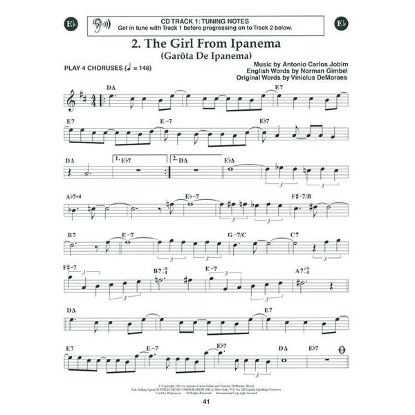 Jamey Aebersold Bossa Novas