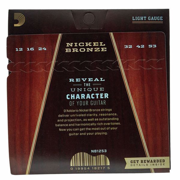 Daddario NB1253 Nickel Bronze Set