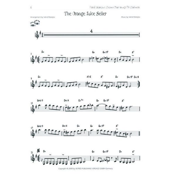 Alfred Music Publishing Klezmer Play-Alongs Clarinet